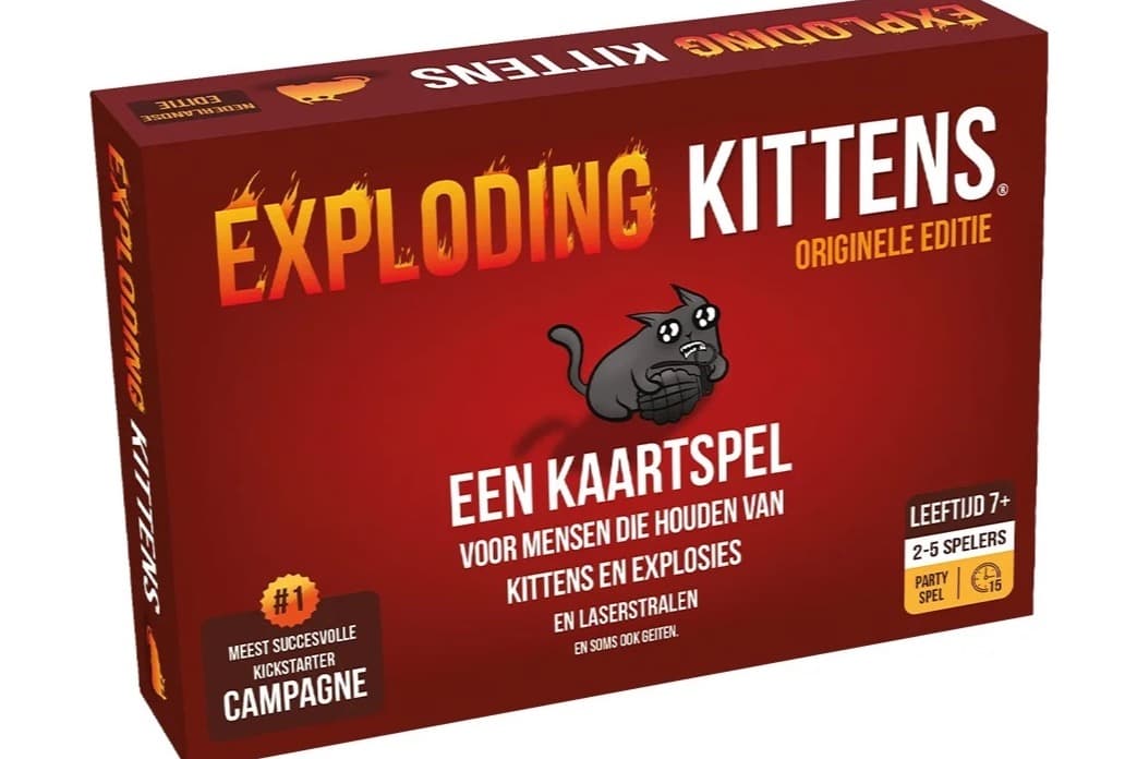 De doos van Exploding Kittens