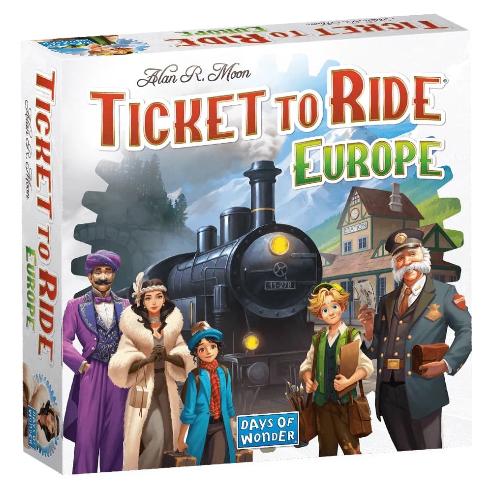 De doos van Ticket to Ride